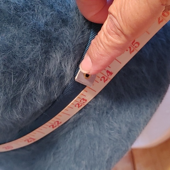 Women's Vintage Blue Angora Kangol Bucket Hat - Picture 10 of 12